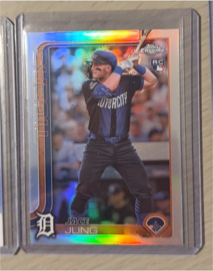 2025 Topps Chrome #225 Jace Jung — front