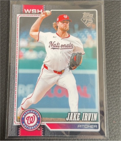 2026 Topps 75 #487 Jake Irvin Washington Nationals — front