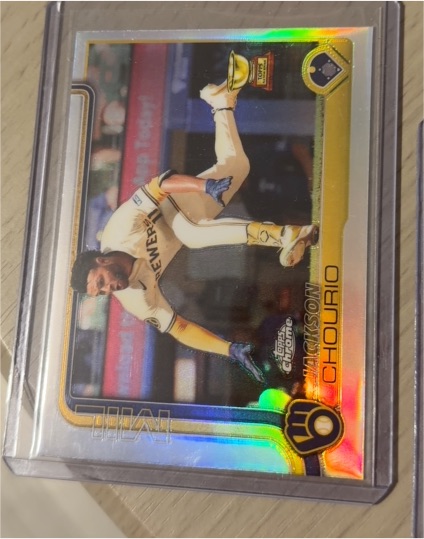 2025 Topps Chrome #262 Jackson Chourio — front