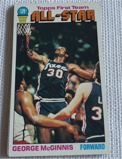1976-77 Topps #128 George McGinnis All-Star — front