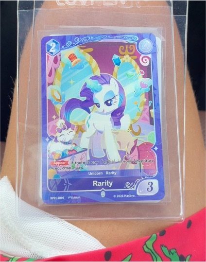 2026 Kayou My Little Pony TCG BP01-SR06 Rarity — front