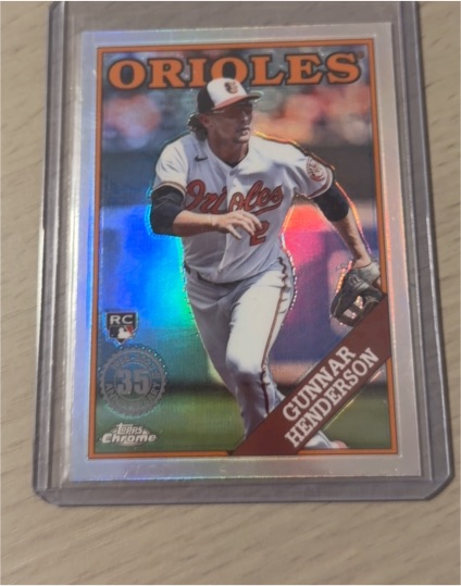 2023 Topps Chrome Update Series - 1988 Topps #88CU-8 Gunnar Henderson — front