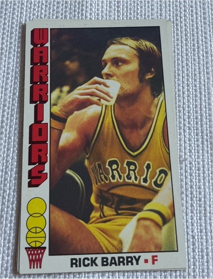 1976-77 Topps #50 Rick Barry — front