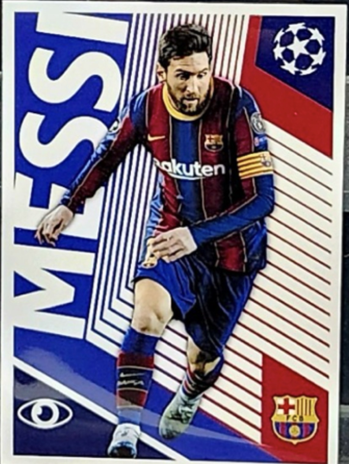 2020-21 Topps UEFA Champions League #BAR2 Lionel Messi — front