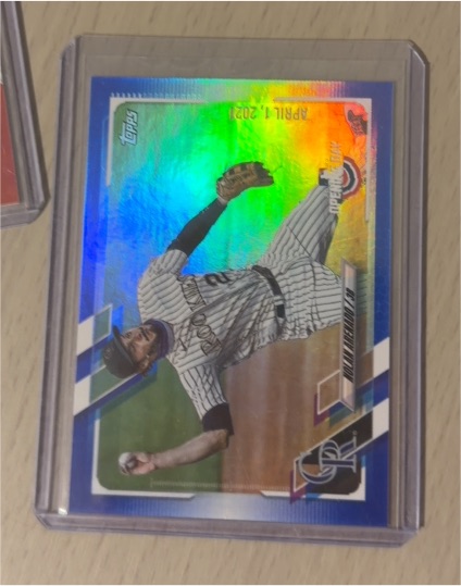 2021 Topps Fire #PR-DF Kyle Freeland — front