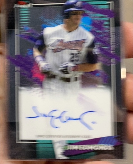 2026 Topps Finest #FA-JE Jim Edmonds — front
