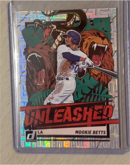 2021 Donruss #UNL9 Mookie Betts Unleashed — front