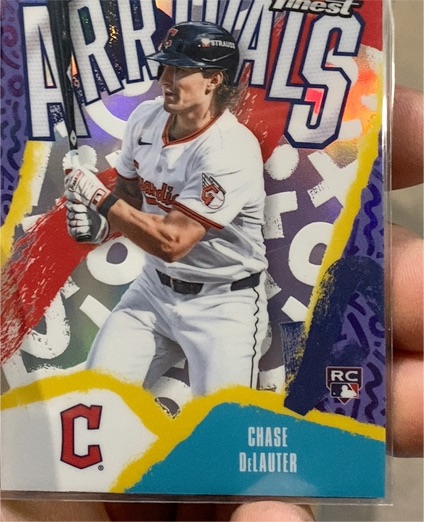 2026 Topps Finest #A-24 Chase DeLauter — front