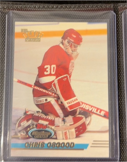 1993-94 Topps Stadium Club #350 Chris Osgood Rookie — front