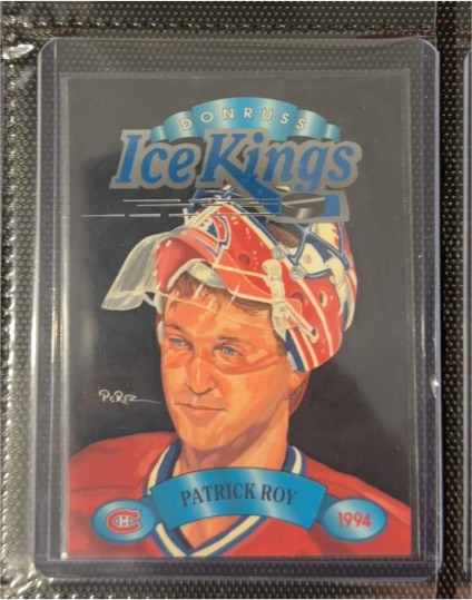 1993-94 Donruss Ice Kings #1 Patrick Roy — front