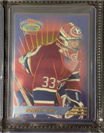 1993-94 Topps Stadium Club Finest #11 Patrick Roy — front