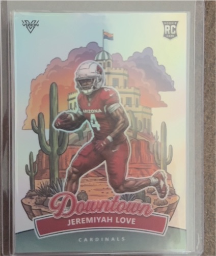 2026 Wild Card Downtown Jeremiyah Love Rookie Card — front