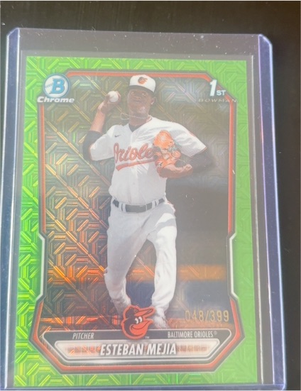 2026 Bowman Chrome #BCP-79 Esteban Mejia — front