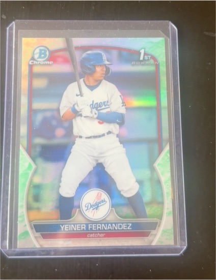 2023 Bowman Chrome #BCP-138 Yeiner Fernandez — front