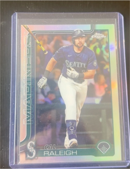 2025 Topps Chrome Update Series #USC45 Cal Raleigh — front