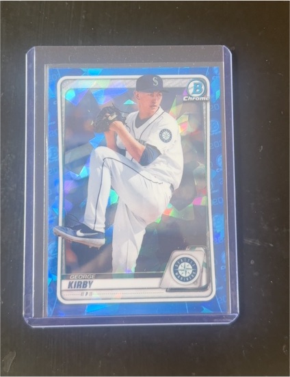 2020 Bowman Chrome Draft Sapphire #BD-168 George Kirby — front