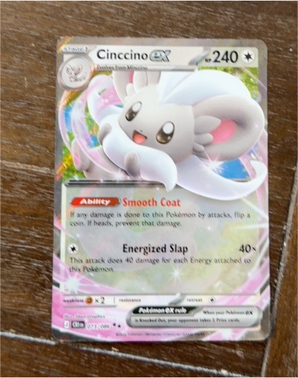 2023 Pokémon TCG Chaos Rising #073 Cinccino ex — front