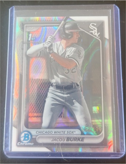 2024 Bowman Chrome Prospects #BCP-116 Jacob Burke — front