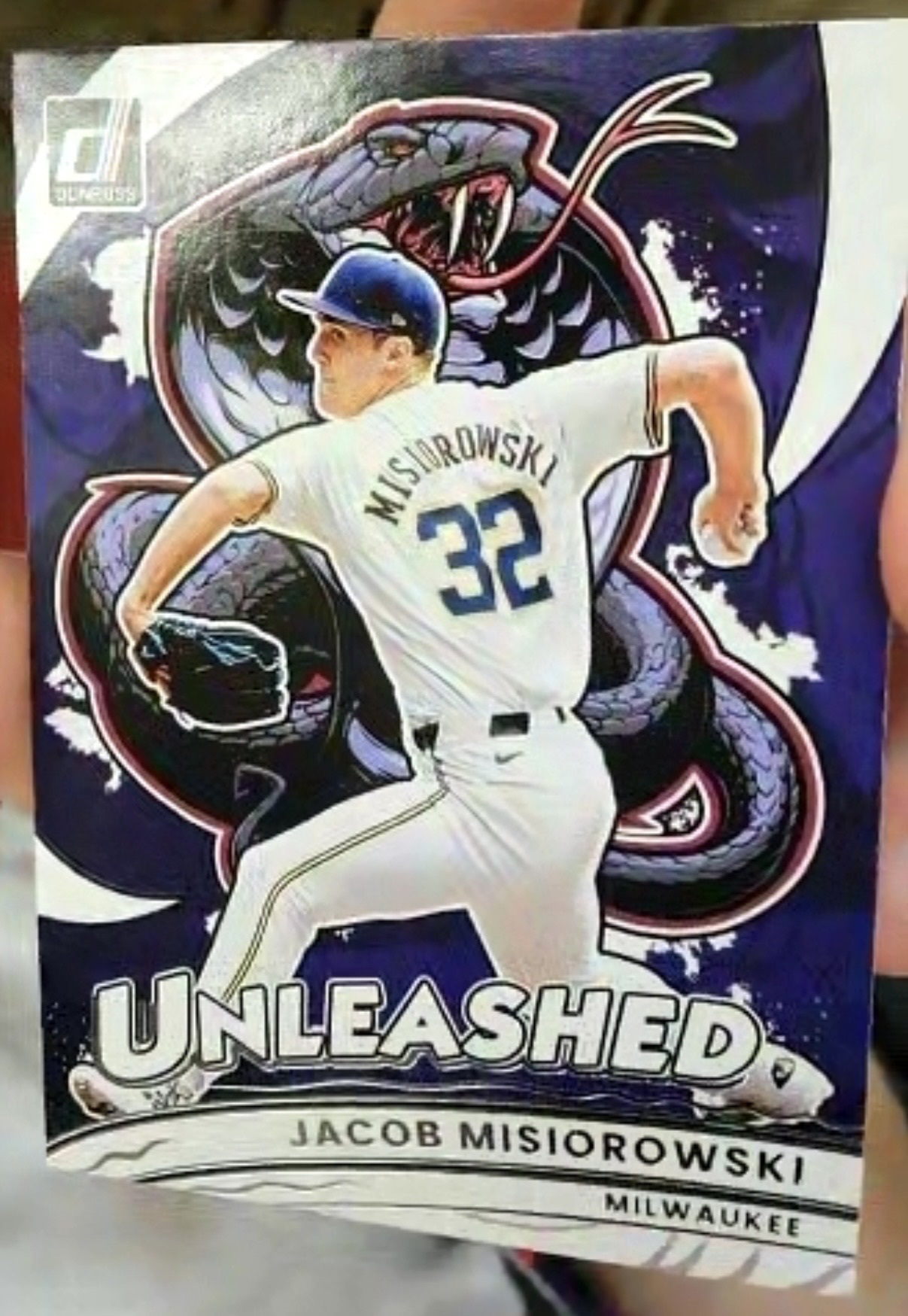 2026 Panini Donruss #11 Jacob Misiorowski Unleashed — front