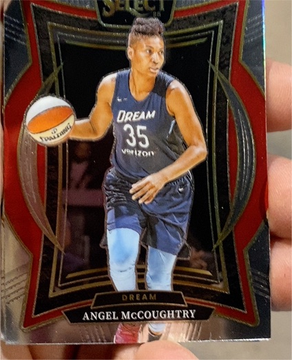 2025 Panini Select WNBA #34 Angel McCoughtry — front