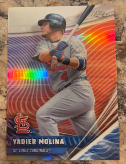 2026 Topps Chrome Rivals #RVA-7 Yadier Molina — front