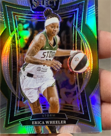 2025 Panini Select WNBA #28 Erica Wheeler — front