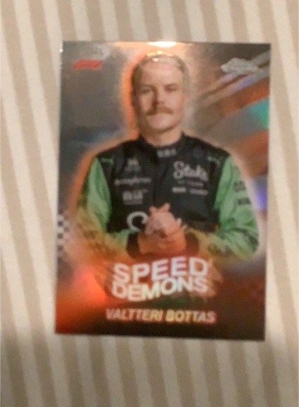 2024 Topps Chrome Formula 1 - Speed Demons #SD-13 Valtteri Bottas — front