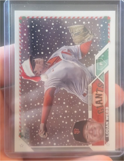 2023 Topps Holiday #H168 Logan Webb — front