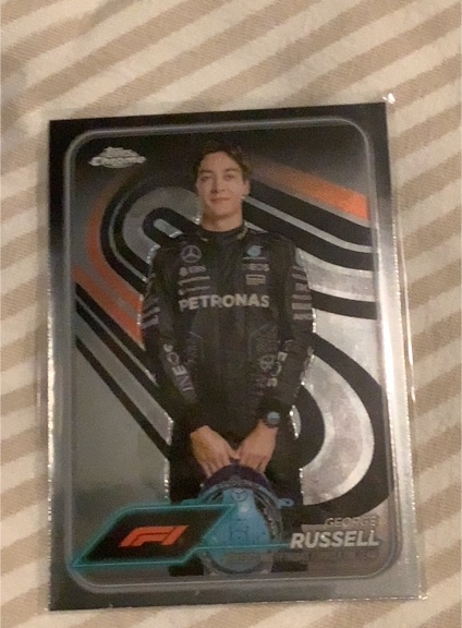 2024 Topps Chrome Formula 1 #5 George Russell — front