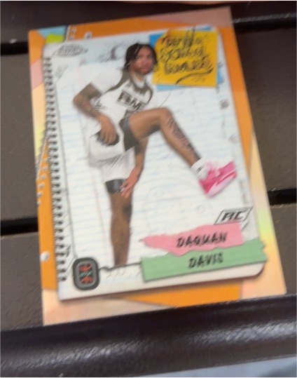 2023-24 Topps Chrome Overtime Elite After School Rules #ASR-20 Daquan Davis — front
