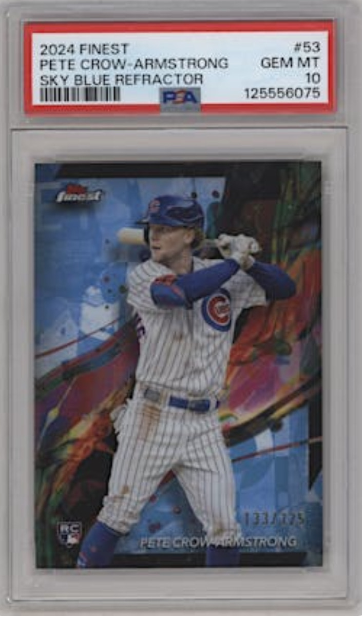2024 Topps Finest #53 Pete Crow-Armstrong — front