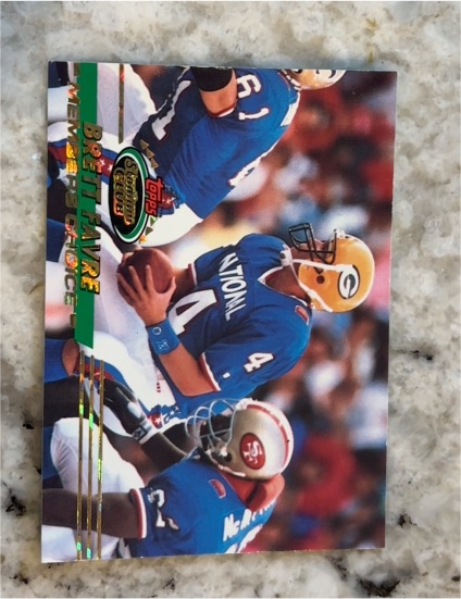 1993 Topps Stadium Club #498 Brett Favre — front