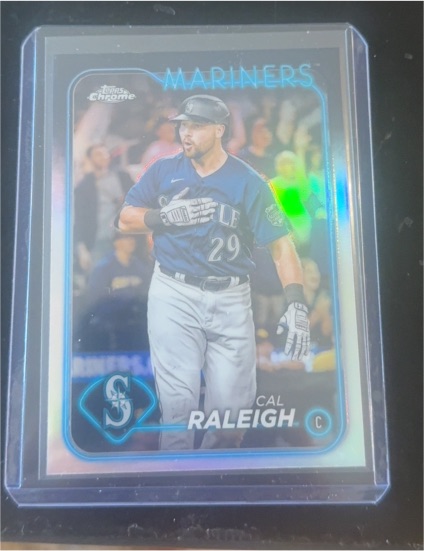 2024 Topps Chrome #119 Cal Raleigh — front