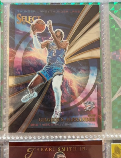 2022-23 Panini Select #15 Shai Gilgeous-Alexander Thunder Lane — front