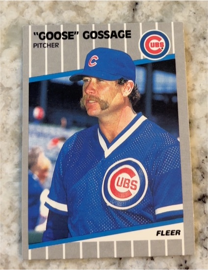 1989 Fleer #425 Goose Gossage — front