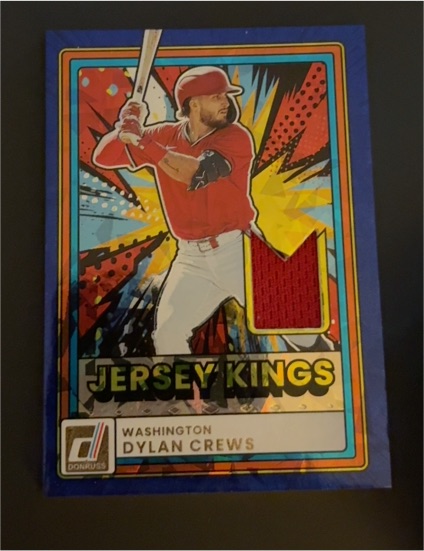 2025 Panini Donruss Jersey Kings #JK-DC Dylan Crews — front
