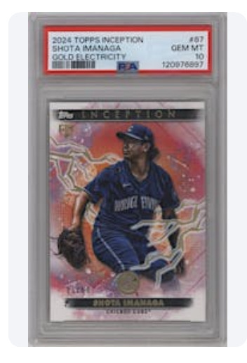 2024 Topps Inception #87 Shota Imanaga — front