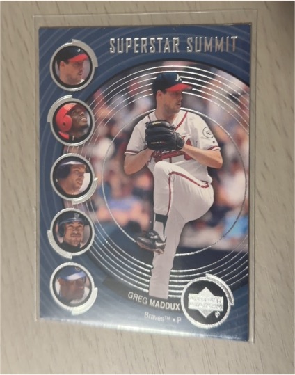 2002 Upper Deck Superstar Summit #SS8 Greg Maddux — front