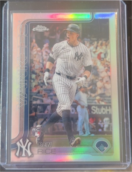 2025 Topps Chrome #139 Ben Rice — front