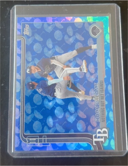 2025 Topps Series 1 #291 Hoop Dreams Tampa Bay Rays — front