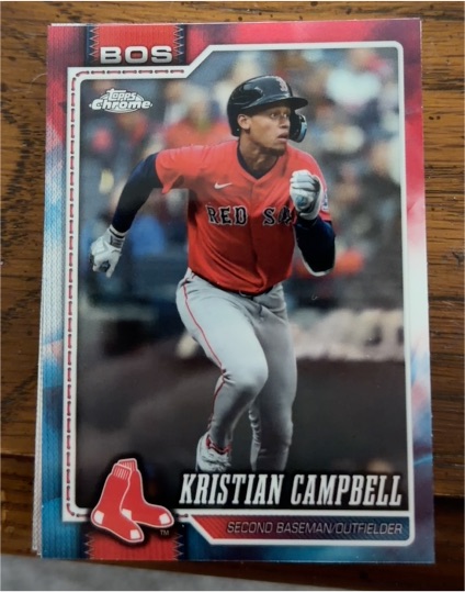 2026 Topps Chrome #282 Kristian Campbell — front