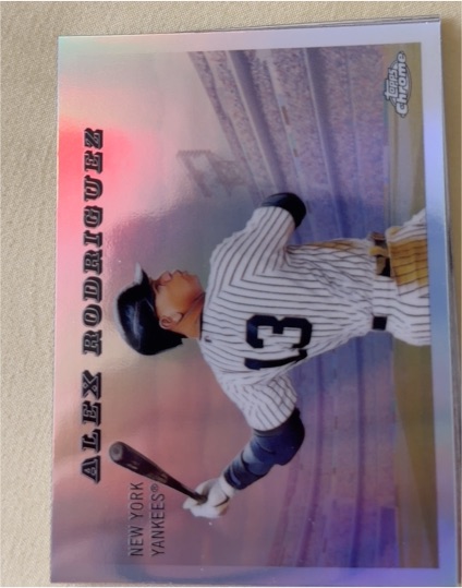 2025 Topps Chrome Platinum #55RS-6 Alex Rodriguez — front