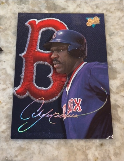 1993 Leaf Studio #104 Andre Dawson Boston Red Sox — front