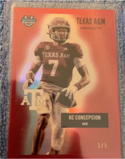 2025 Bowman University Chrome #55AV-17 KC Concepcion — front