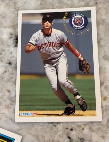 1994 Fleer #139 Scott Livingstone Detroit Tigers — front