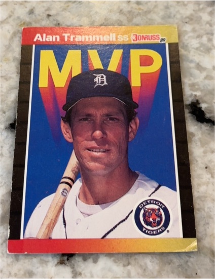 1989 Donruss MVP #BC-17 Alan Trammell — front