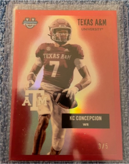 2025 Bowman Chrome University #55AV-17 KC Concepcion — front