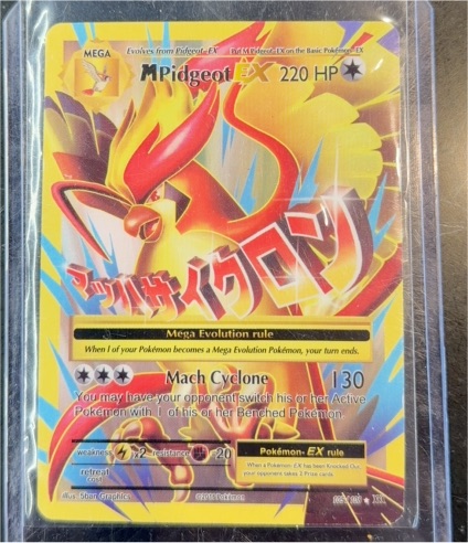 2016 The Pokémon Company M Pidgeot EX 105/108 Evolutions Full Art — front