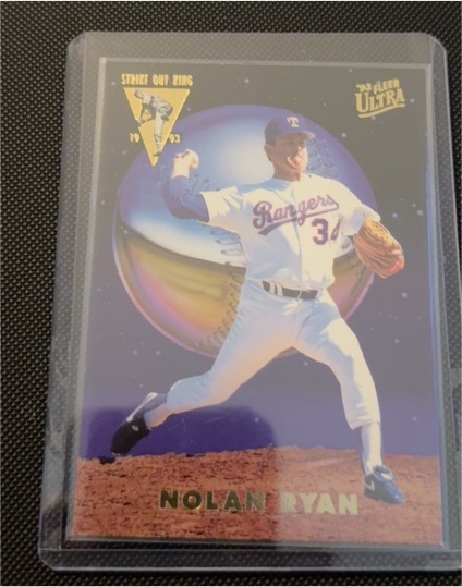 1993 Fleer Ultra Strike Out Kings #4 Nolan Ryan — front