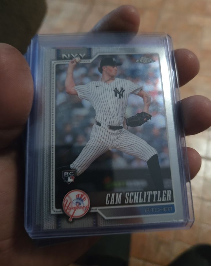 2026 Topps Chrome #262 Cam Schlittler — front